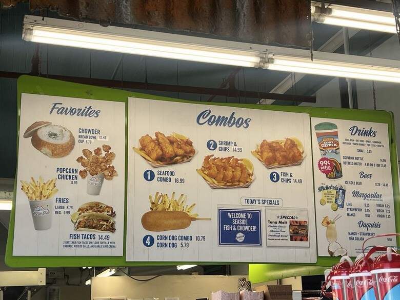 Fisherman's Galley - Santa Cruz, CA menu_pic
