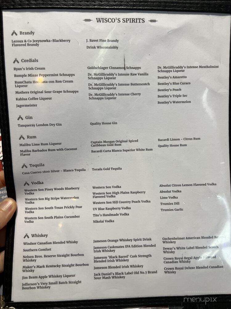 Wisco's Eau Claire - Eau Claire, WI menu_pic