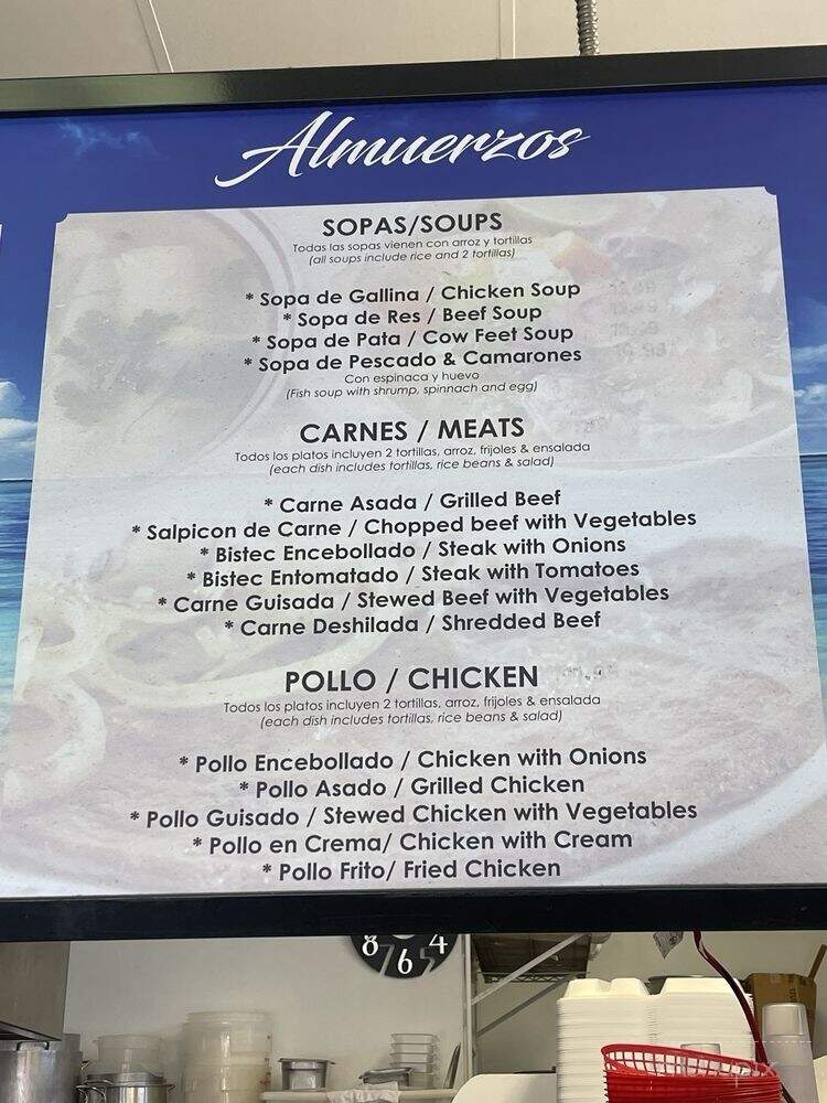 Restaurante y Pupuseria Julitas - Compton, CA menu_pic