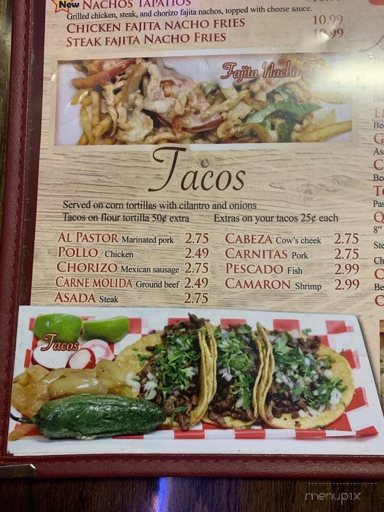 Taqueria Arandas - Quincy, IL menu_pic