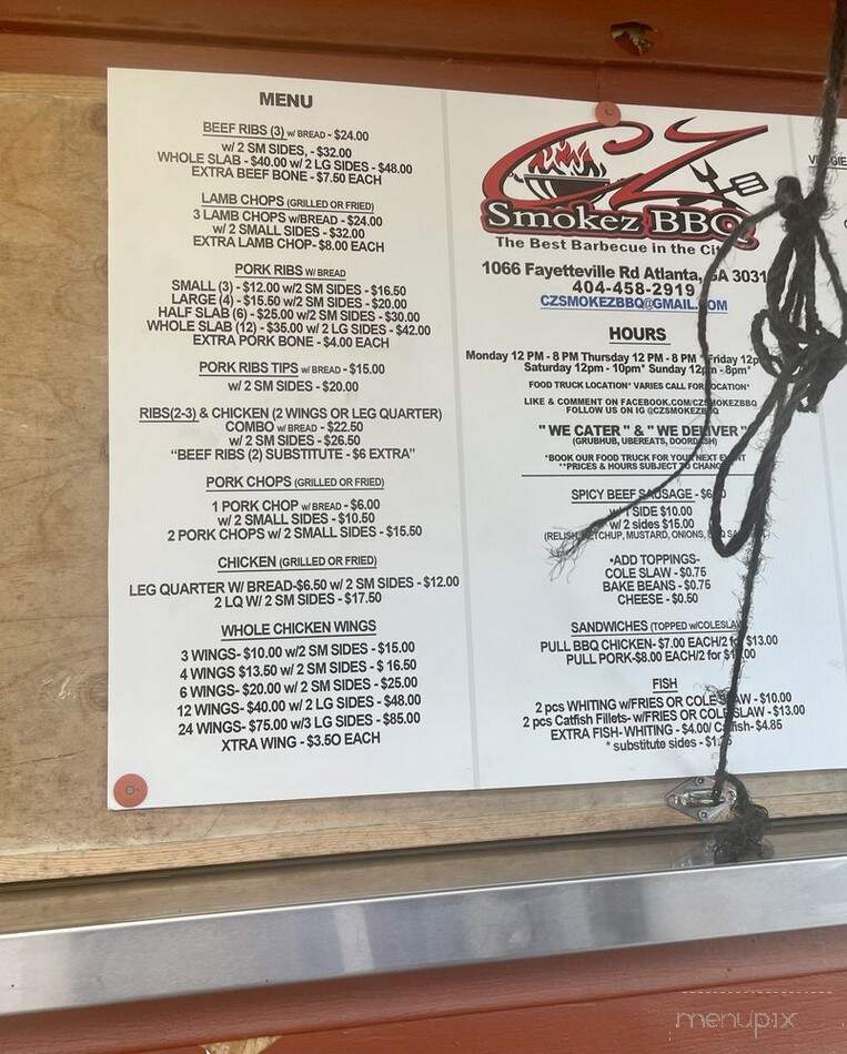 CZ Smokez BBQ - Atlanta, GA