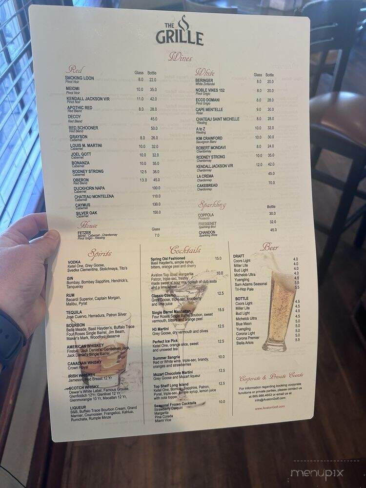 T-Prime Steak and Seafood - Lenoir City, TN menu_pic