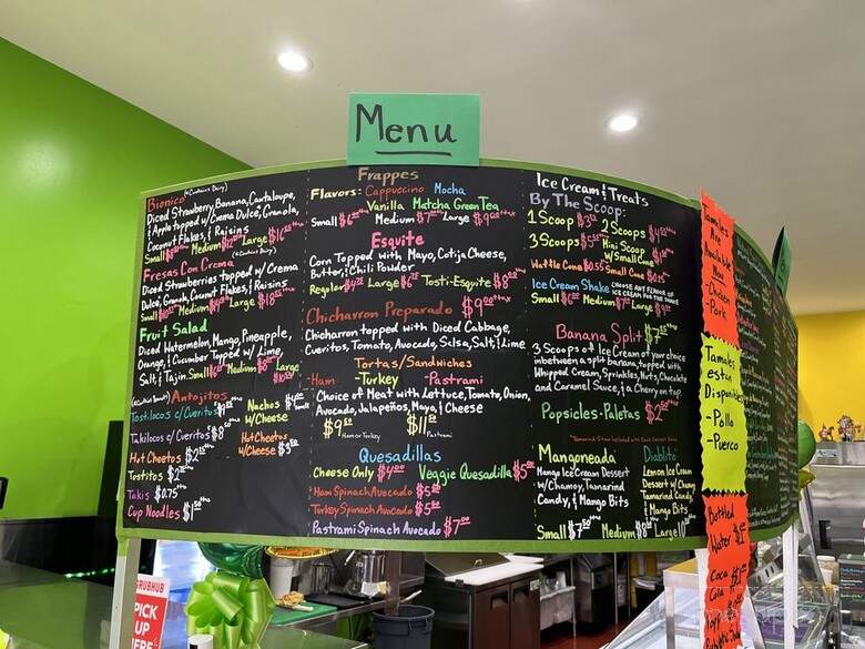A Green Spot - Los Angeles, CA menu_pic