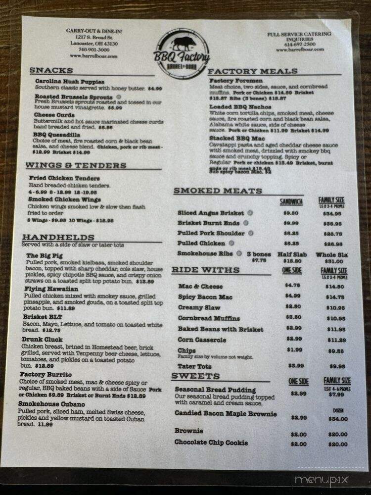 The Smoked Food Factory - Lancaster, OH