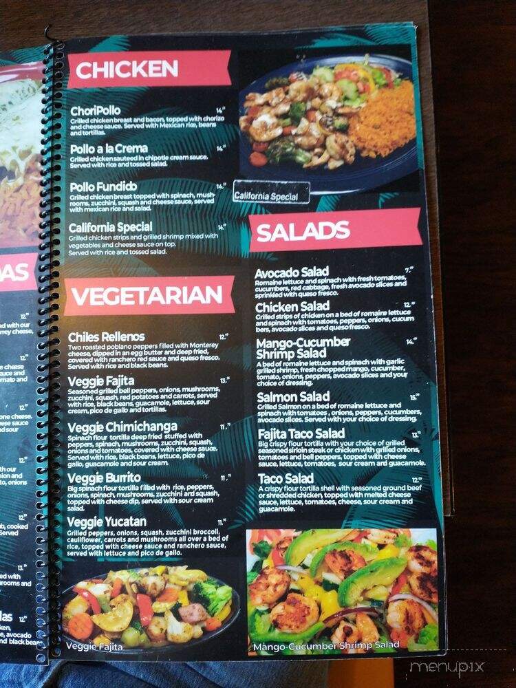 Pacifico Mexican Bar & Grill - Sheboygan, WI menu_pic
