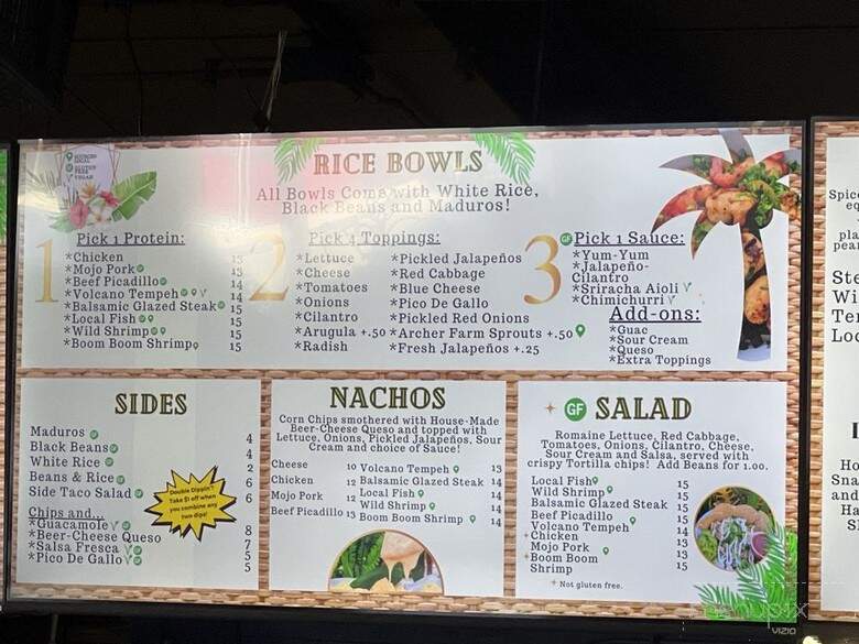 MuNecas Taco Garden - Gainesville, FL menu_pic