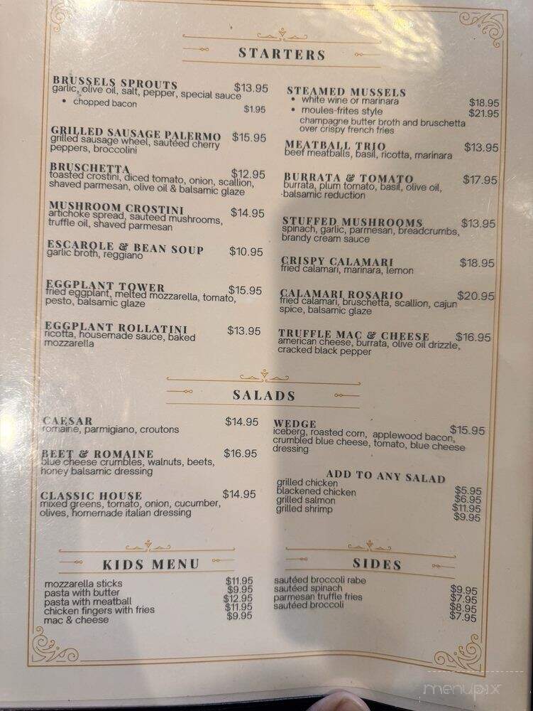 Cork & Crust Italian Mediterranean Kitchen - Harrington Park, NJ menu_pic