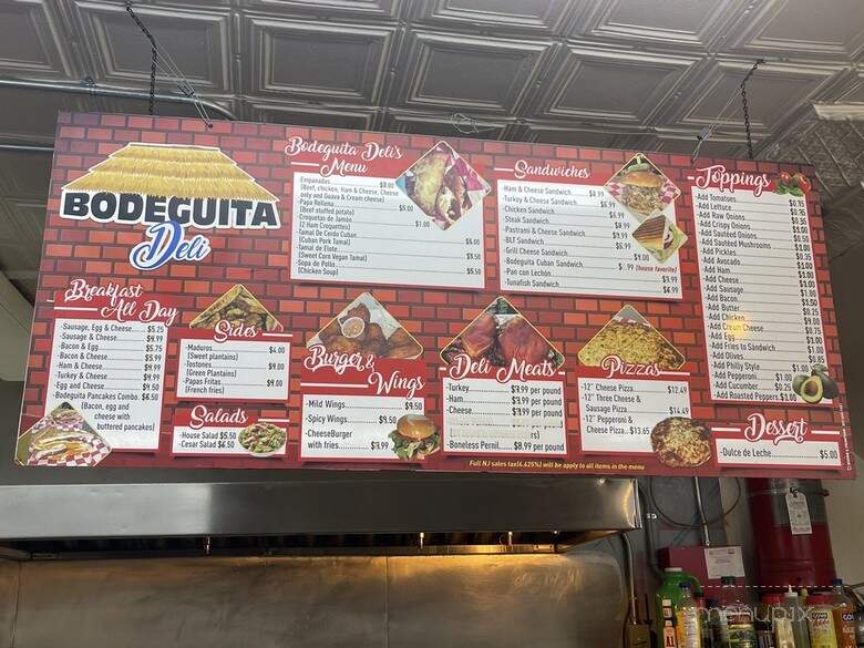 Bodeguita Deli - BLOOMFIELD, NJ menu_pic