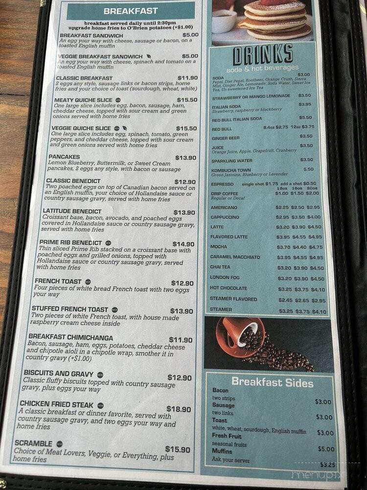 Latitude Kitchen & Bar - Bellingham, WA menu_pic