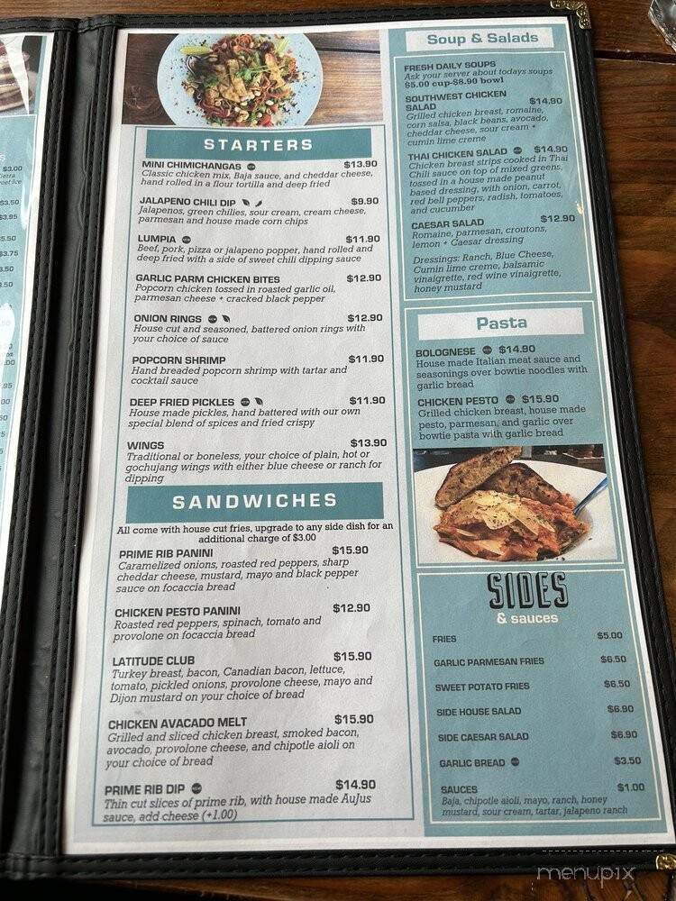 Latitude Kitchen & Bar - Bellingham, WA menu_pic