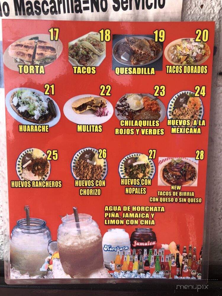 Carnitas Becerra - Los Angeles, CA menu_pic