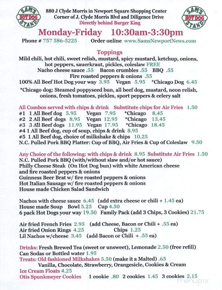 Sam's Hot Dog Stand - Newport News, VA