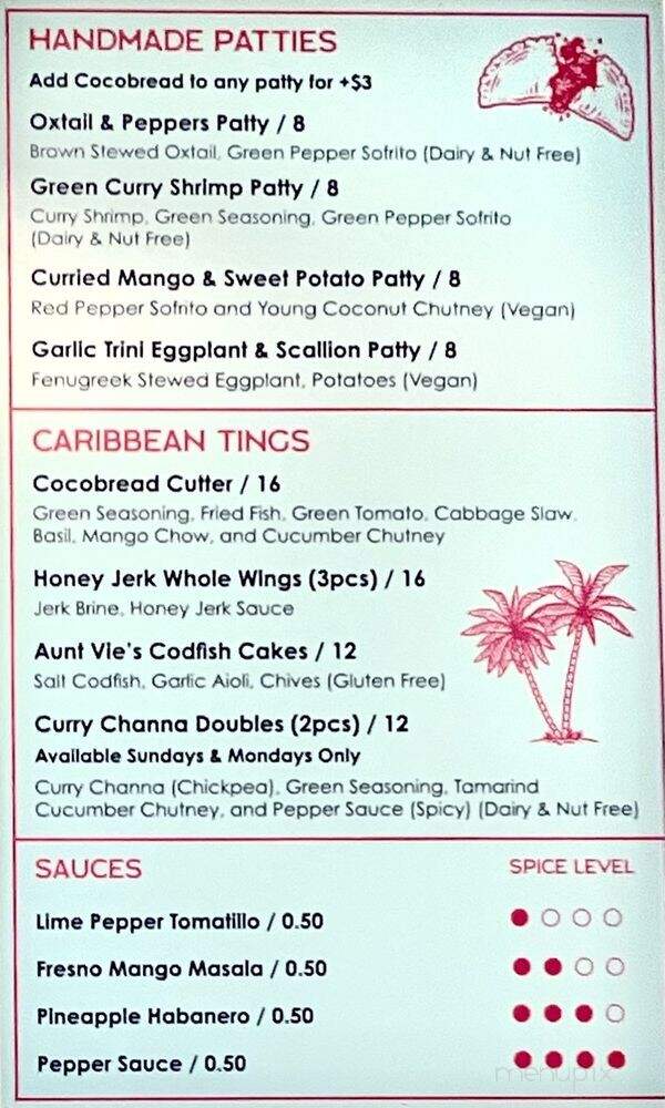 Bridgetown Roti - Los Angeles, CA menu_pic
