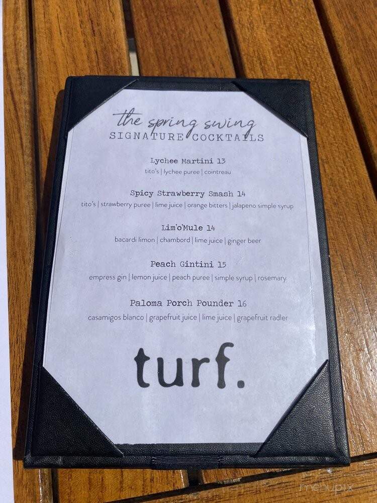 turf. kitchen + tap - Lake Geneva, WI menu_pic