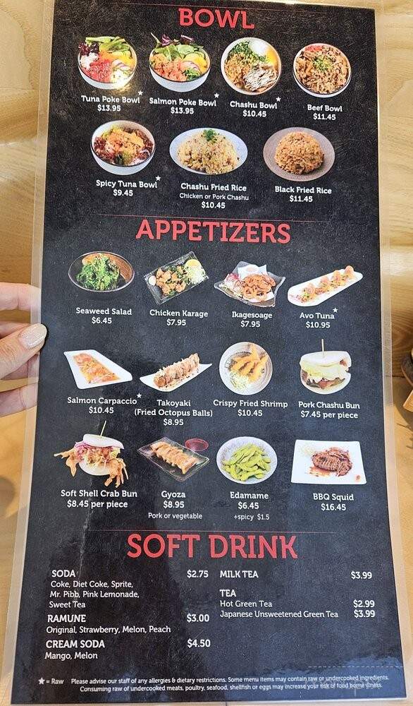 Kiwami Ramen - Tucson, AZ menu_pic