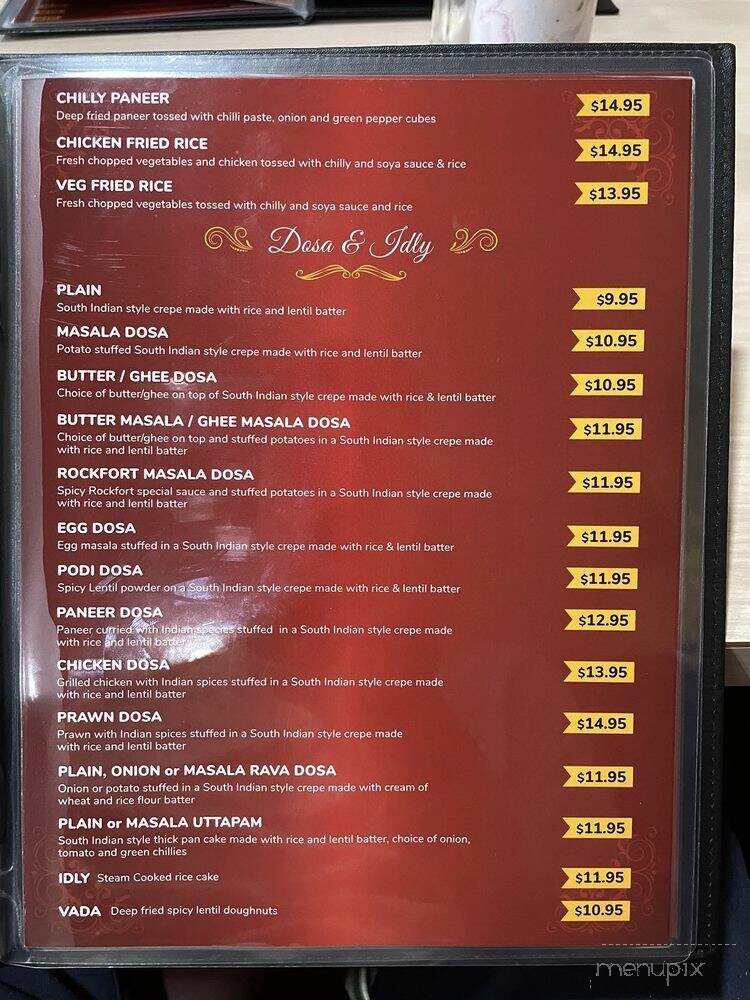 The RockFort - Calgary, AB menu_pic