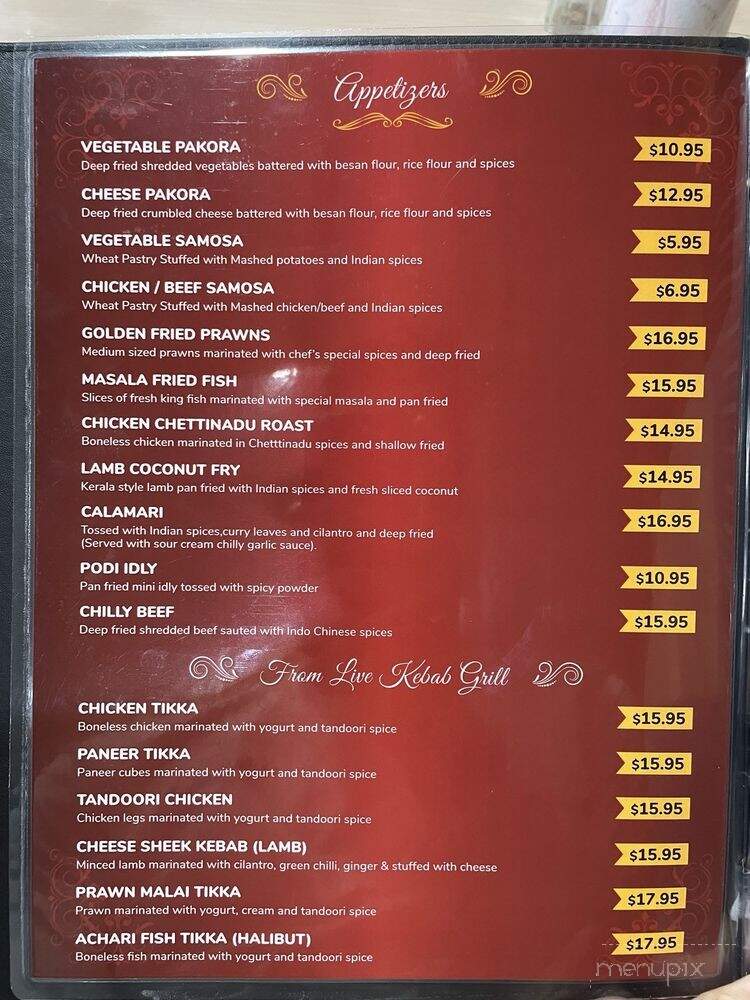 The RockFort - Calgary, AB menu_pic