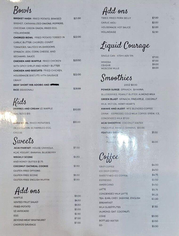 Morning Tide Eatery - Coquitlam, BC