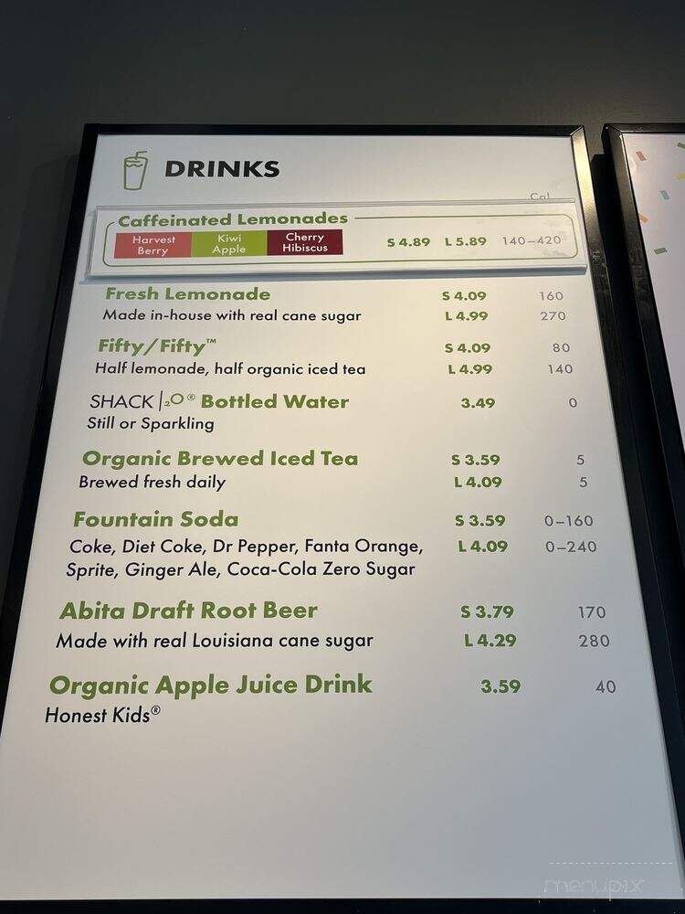 Shake Shack - Santa Monica, CA menu_pic