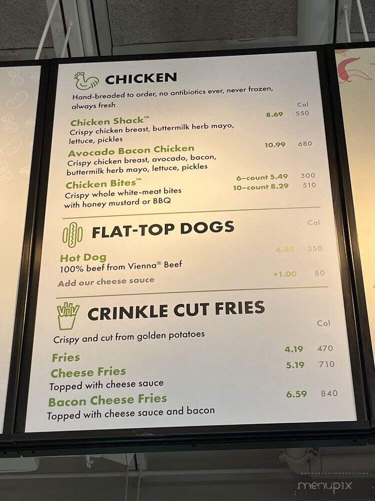 Shake Shack - Santa Monica, CA menu_pic