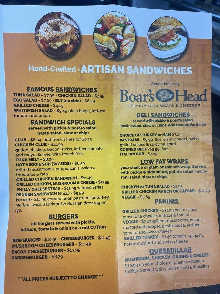 Bagel Bros Cafe - Clermont, FL menu_pic