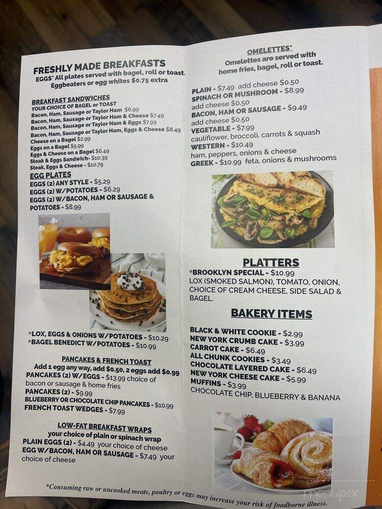 Bagel Bros Cafe - Clermont, FL menu_pic