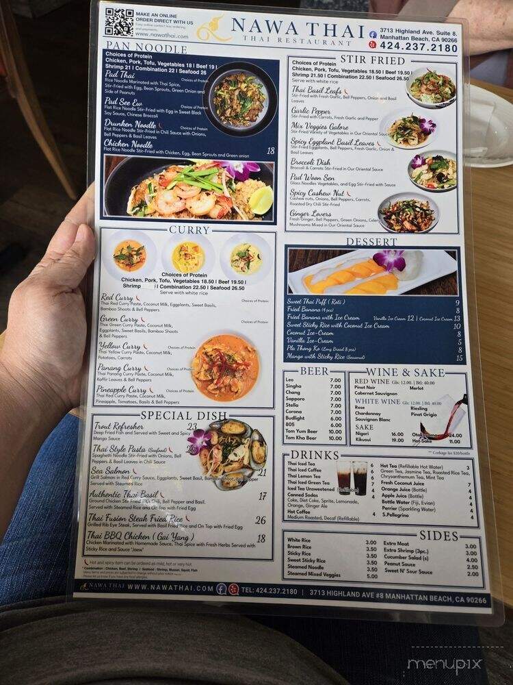 Nawa Thai - Manhattan Beach, CA menu_pic
