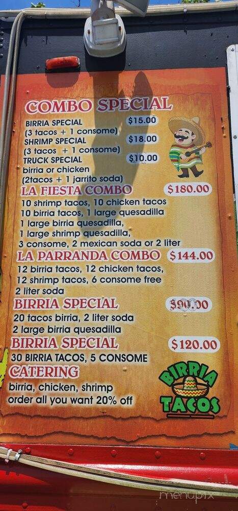 Birria Tacos - Valley Stream, NY menu_pic