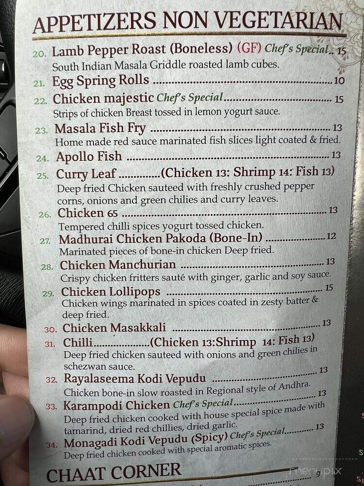 Hyderabad House Biryani Place - Franklin, TN menu_pic
