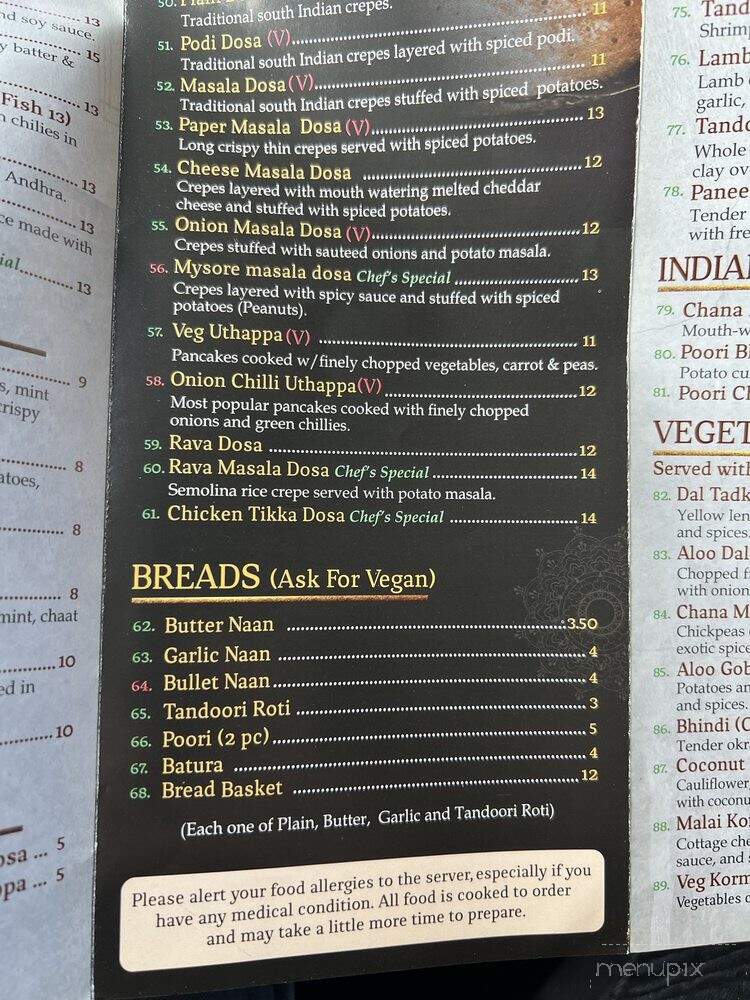 Hyderabad House Biryani Place - Franklin, TN menu_pic