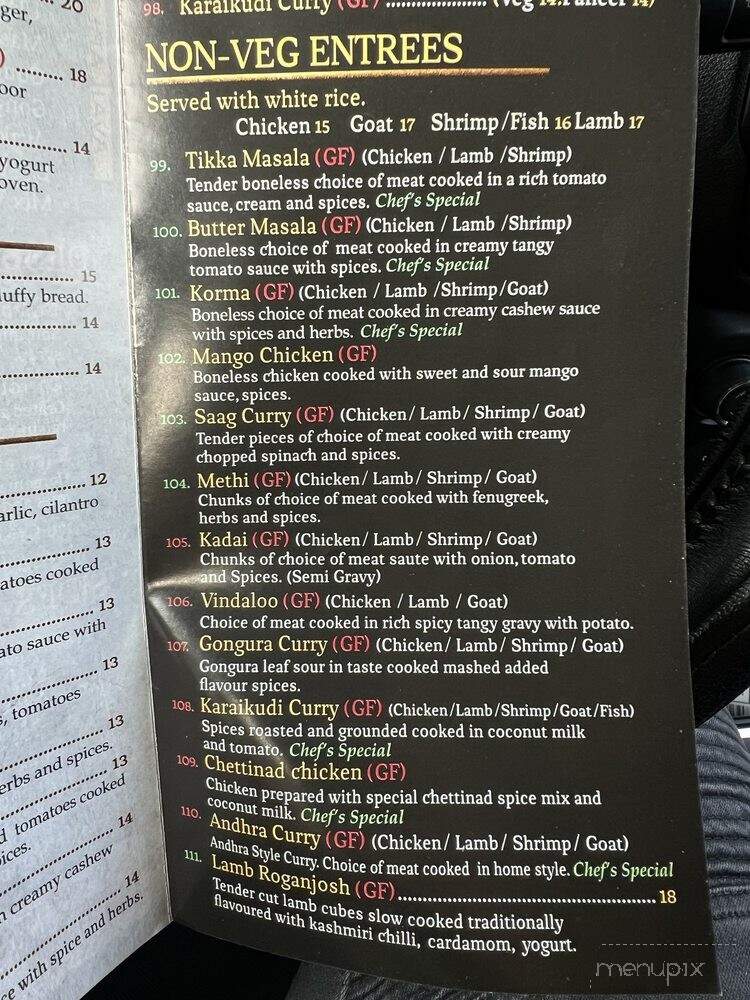Hyderabad House Biryani Place - Franklin, TN menu_pic