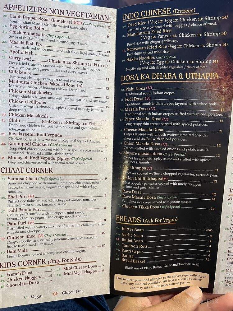 Hyderabad House Biryani Place - Franklin, TN menu_pic