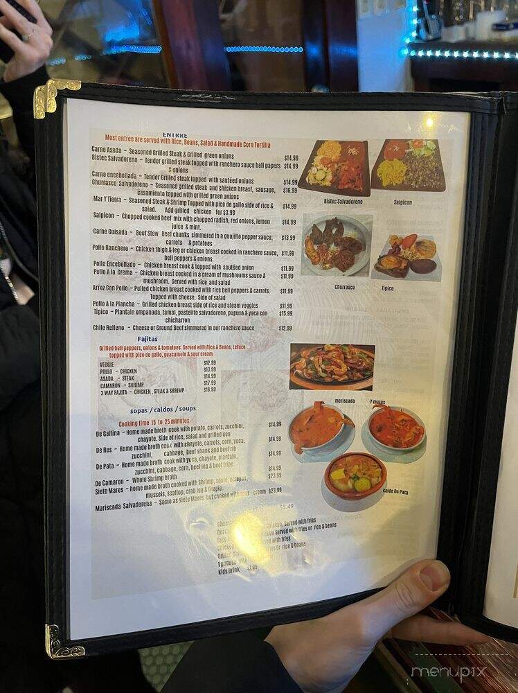 La Costa Azul - Indianapolis, IN menu_pic