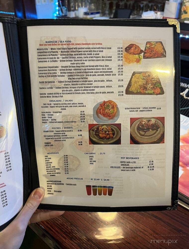 La Costa Azul - Indianapolis, IN menu_pic