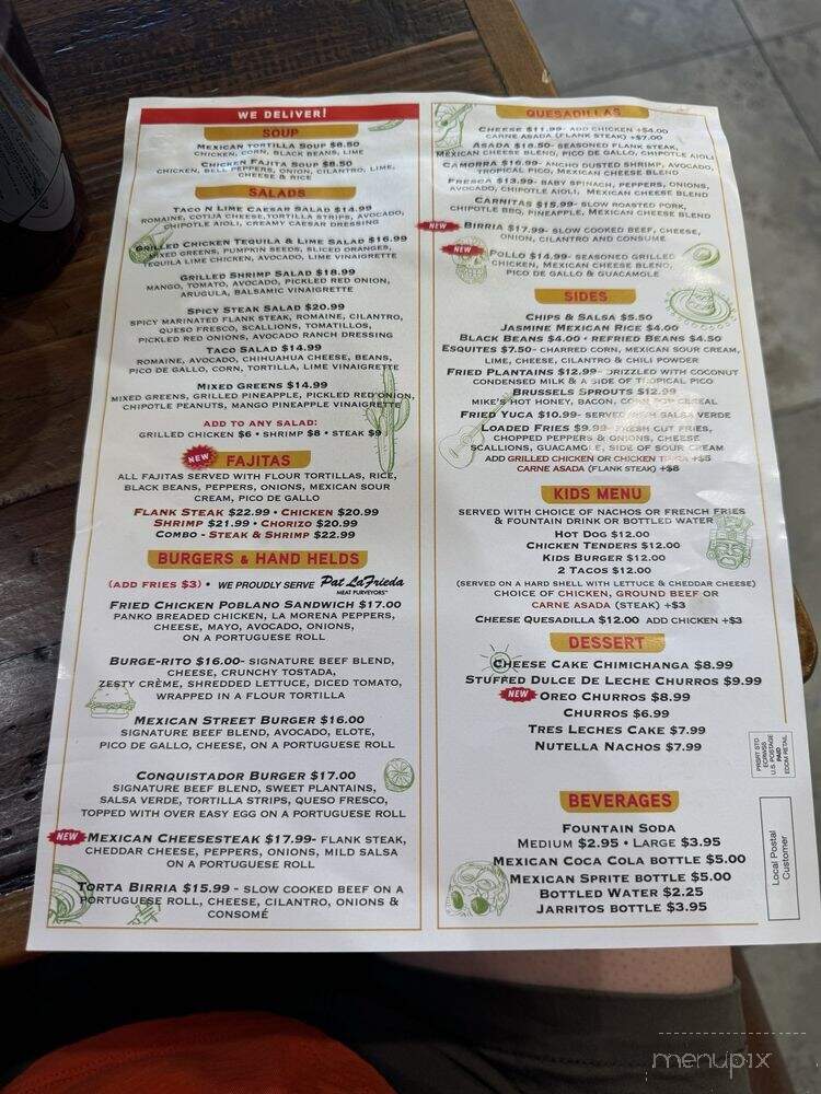 Estrella Azul - Englishtown, NJ menu_pic