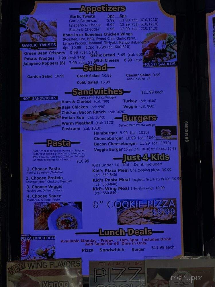 VJ's Sports Bar X Pizza - Alameda, CA menu_pic