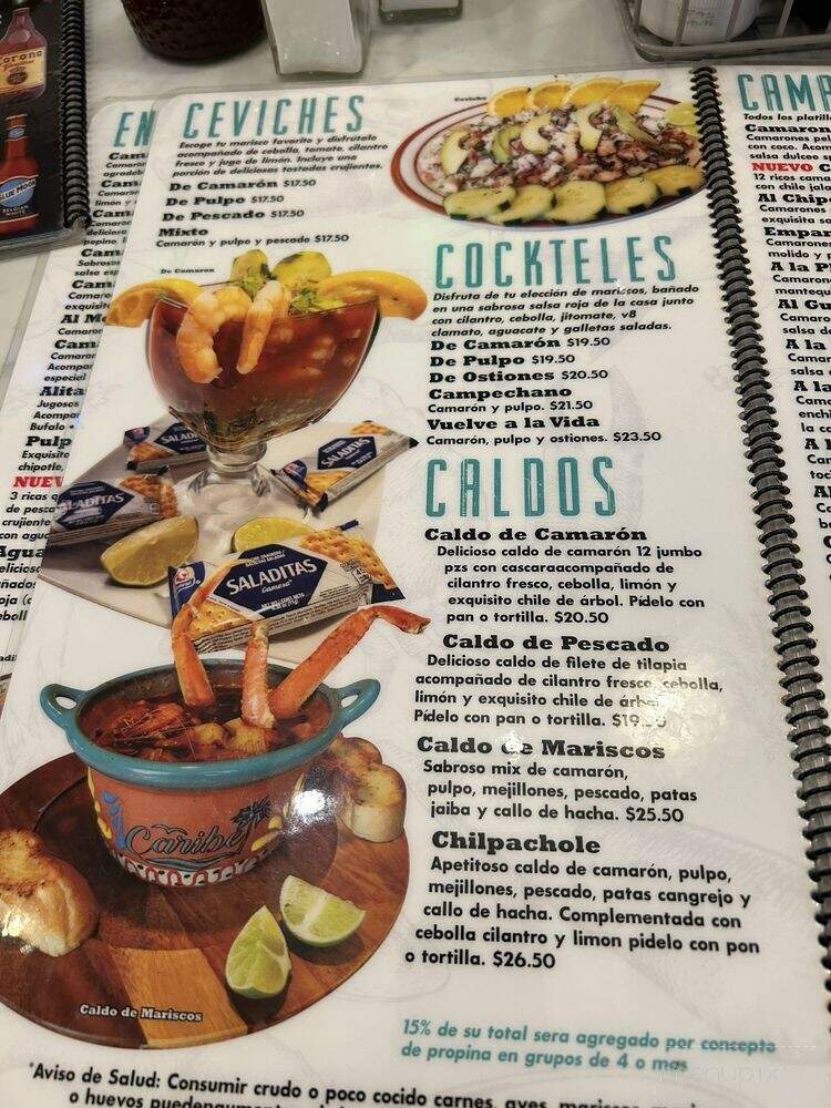 Caribe Marisqueria - Indianapolis, IN menu_pic