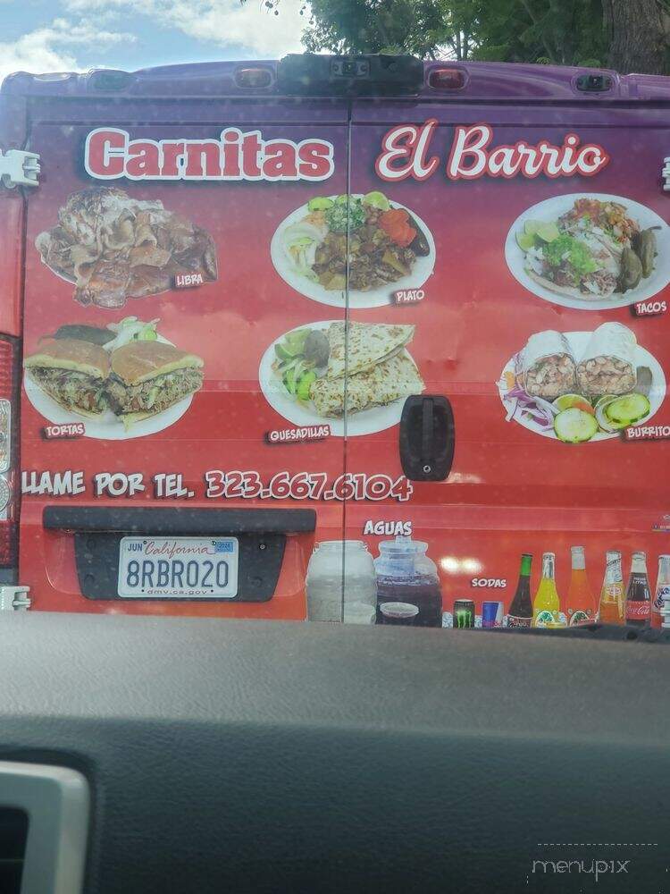 Carnitas El Barrio - Los Angeles, CA menu_pic