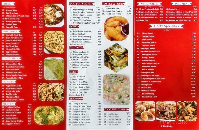 China & Hibachi - Forest City, NC menu_pic