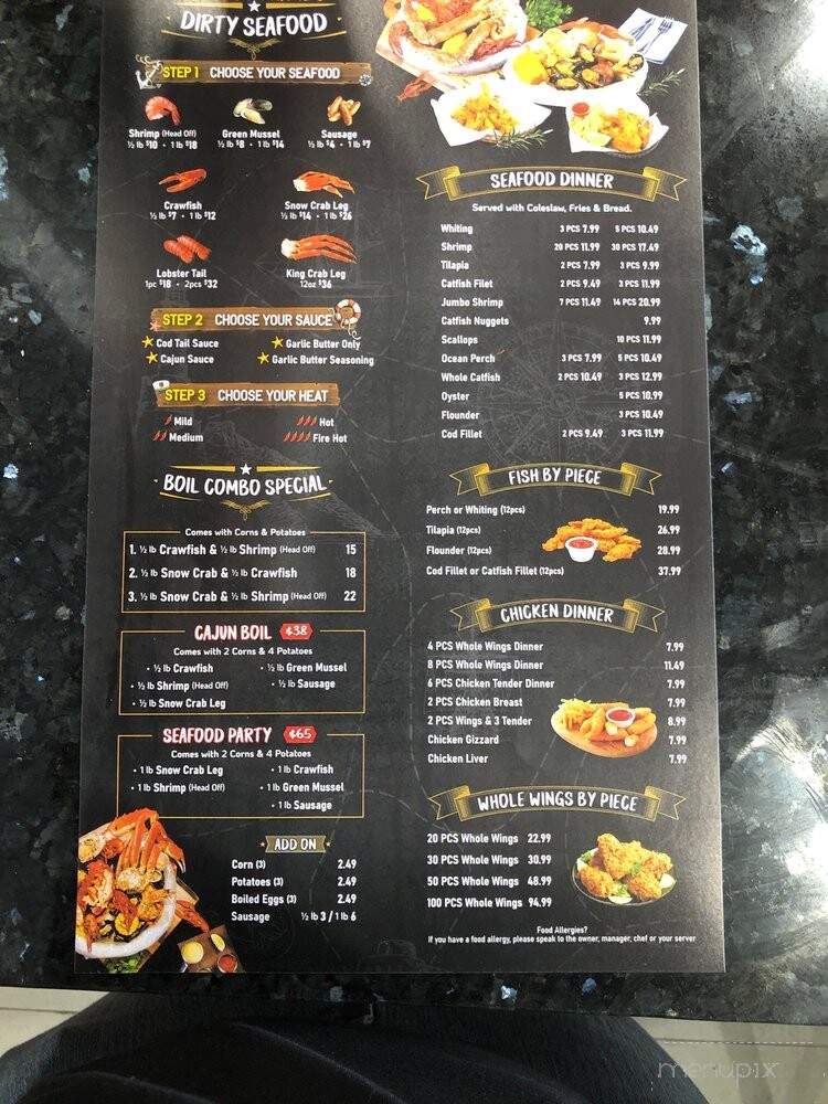 Cod Tail - Greenwood, SC menu_pic