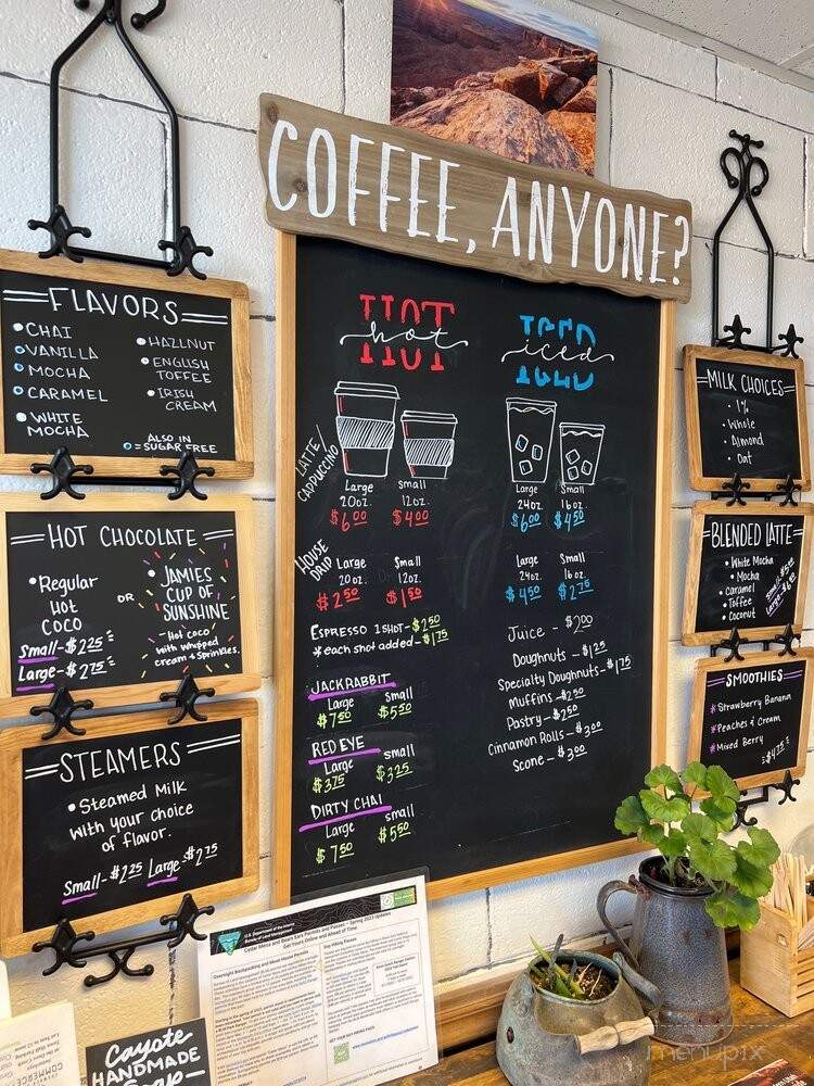 Destination Awake - Blanding, UT menu_pic