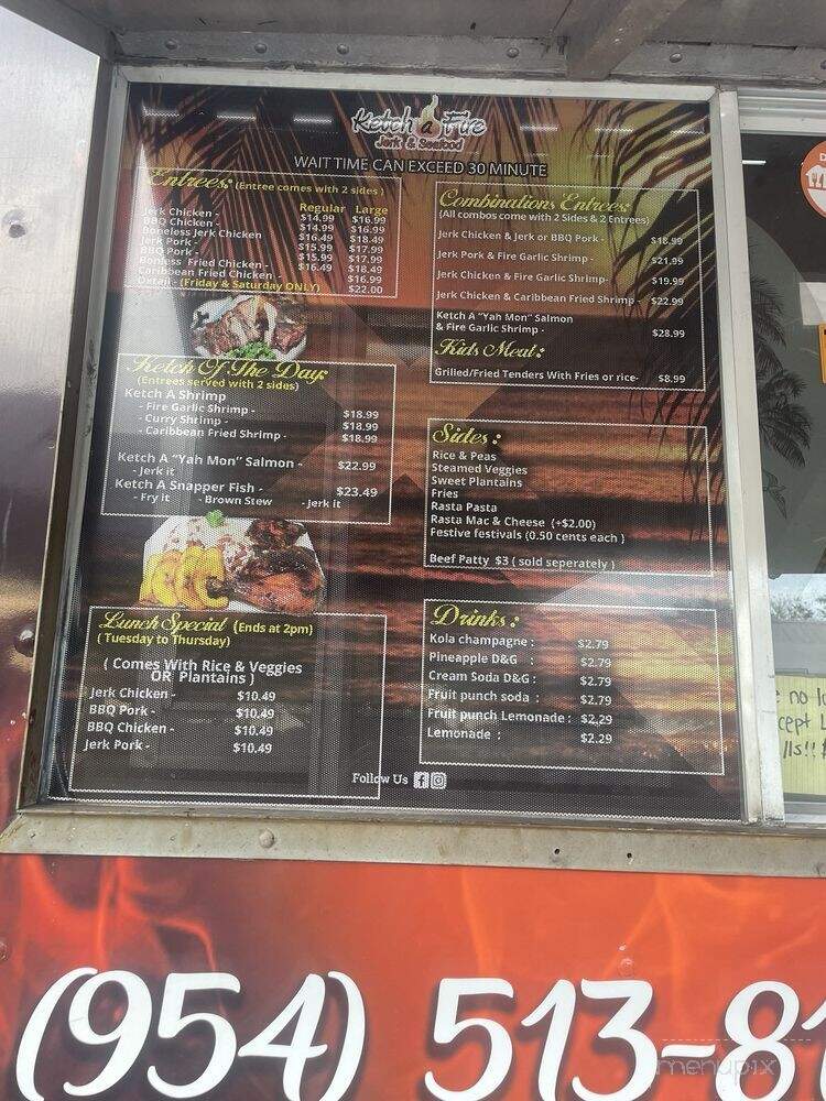 KetchAFire Jerk and Seafood - Port St. Lucie, FL menu_pic