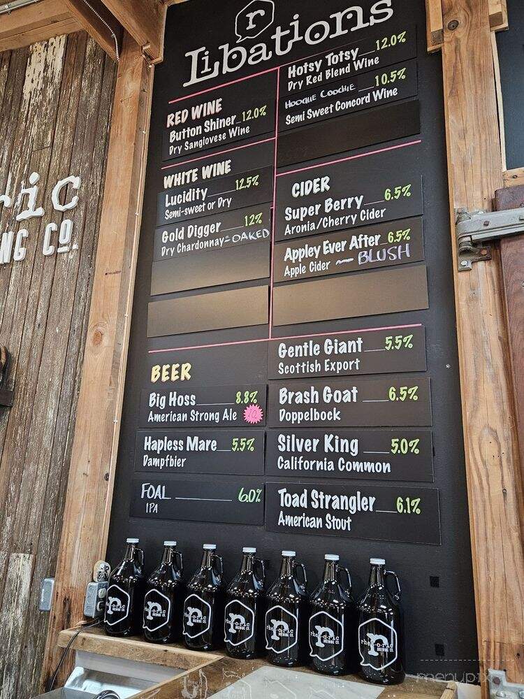 Rhetoric - Richwood, OH menu_pic