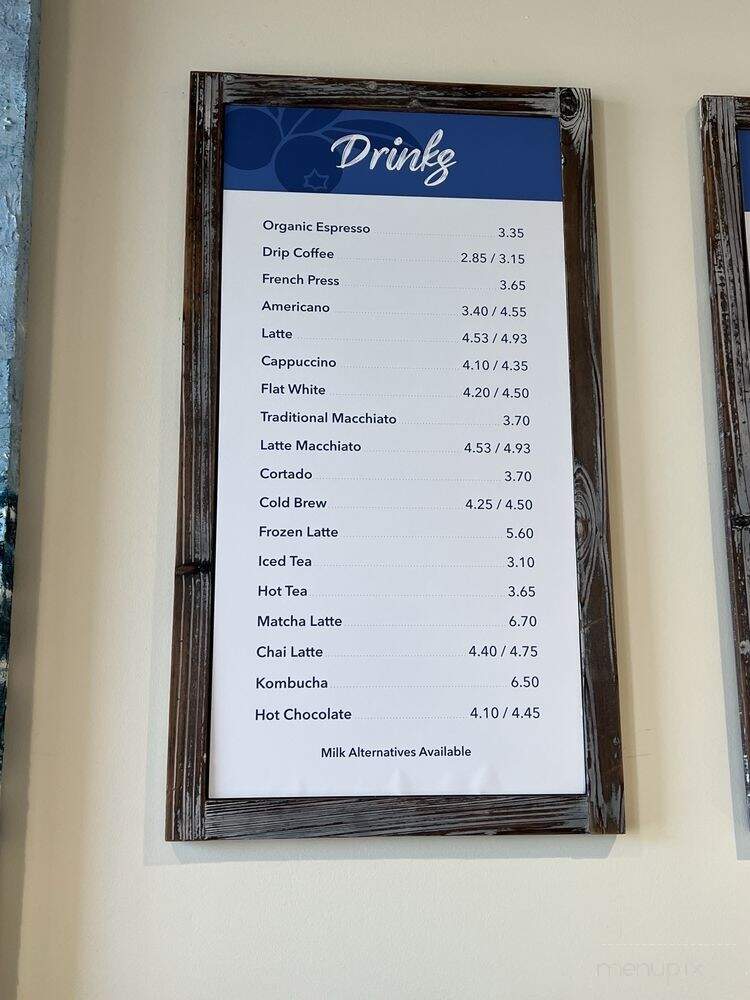 Blueberry Artisan Bakery - Jacksonville, FL menu_pic