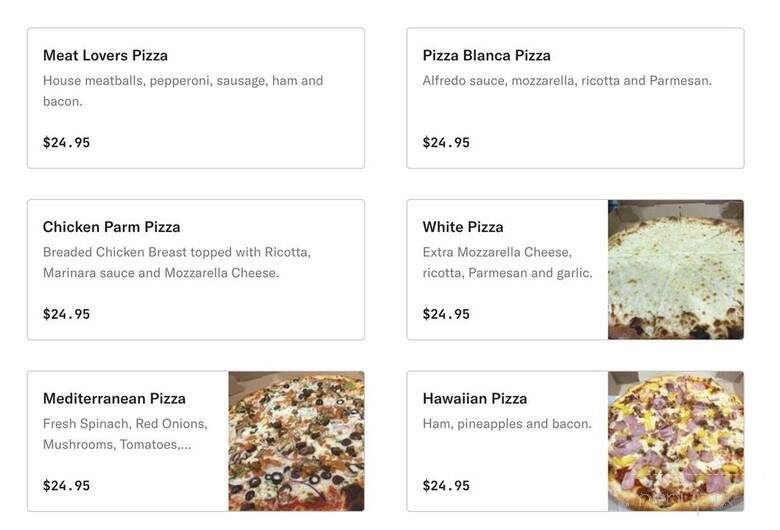 Pizza Ricca - Boca Raton, FL menu_pic