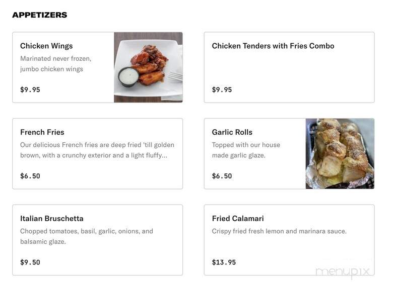 Pizza Ricca - Boca Raton, FL menu_pic