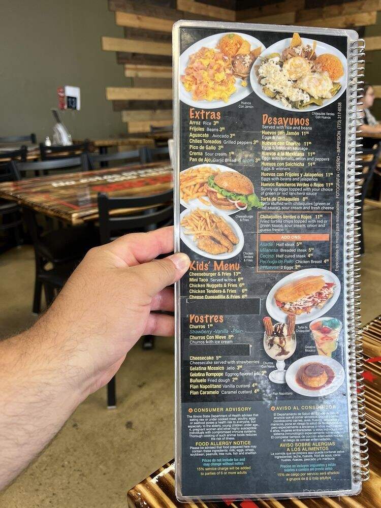 Tamaleria and Los Biscochos Restaurant - Hanover Park, IL menu_pic