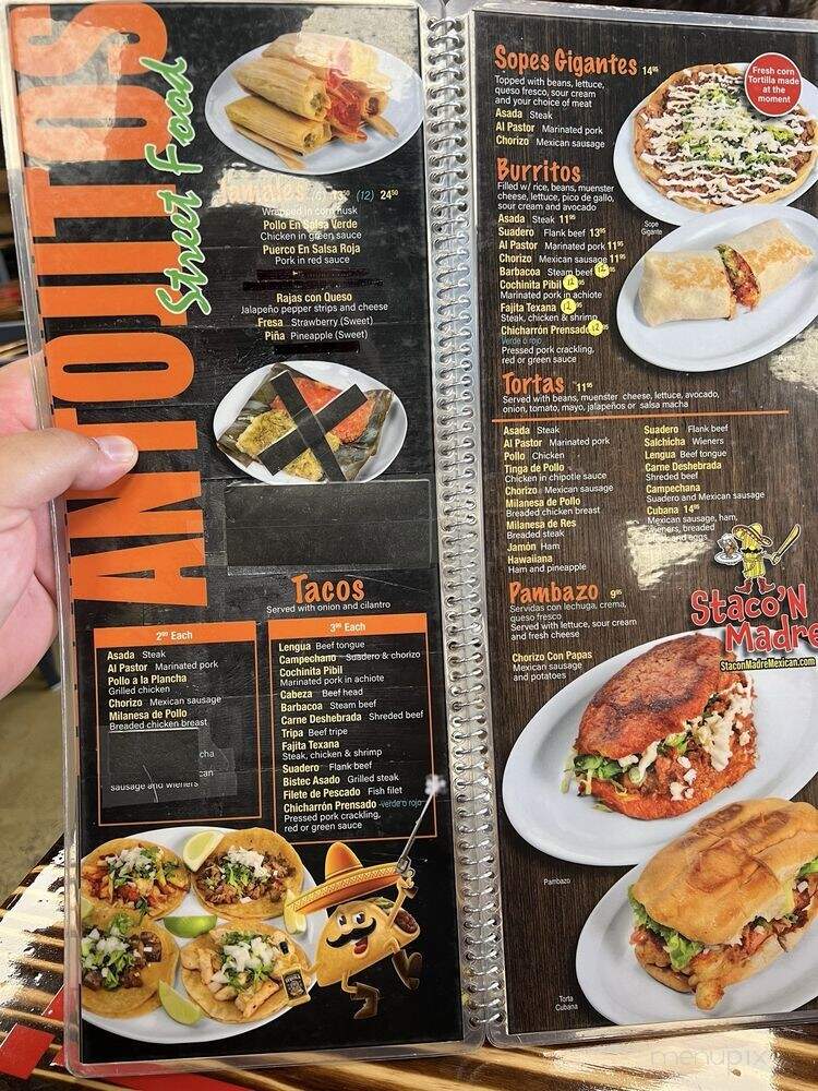 Tamaleria and Los Biscochos Restaurant - Hanover Park, IL menu_pic