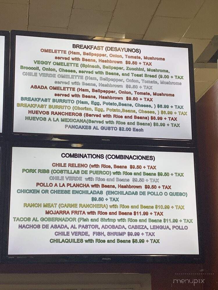 California Tacos - Dinuba, CA menu_pic