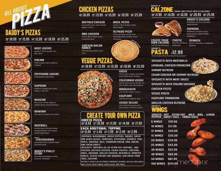 Daddy's Pizza - Nashville-Davidson metropolitan government (balance), TN menu_pic